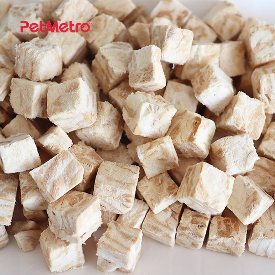 Golosinas de carne de grado humano para gatos con lista de ingredientes limpia, comida para gatos liofilizada