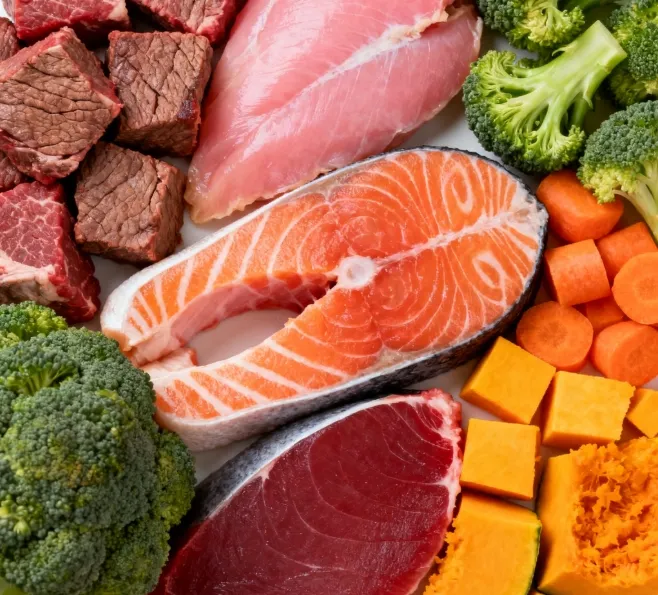 Detalle alimento para perros