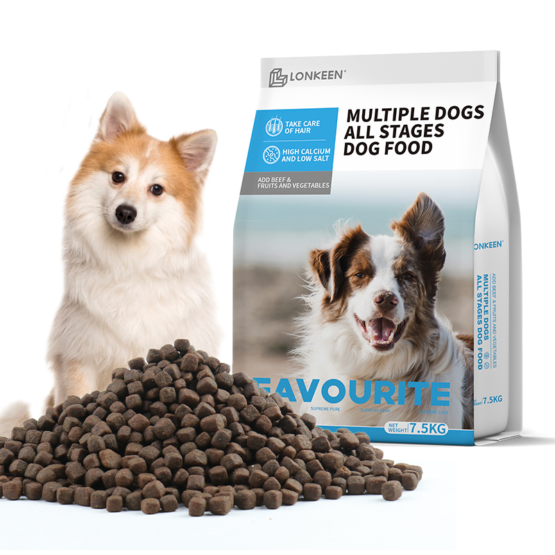 Fábrica mayorista de alimentos para mascotas OEM a granel, alta proteína, nutrición natural, alimento seco premium para perros
