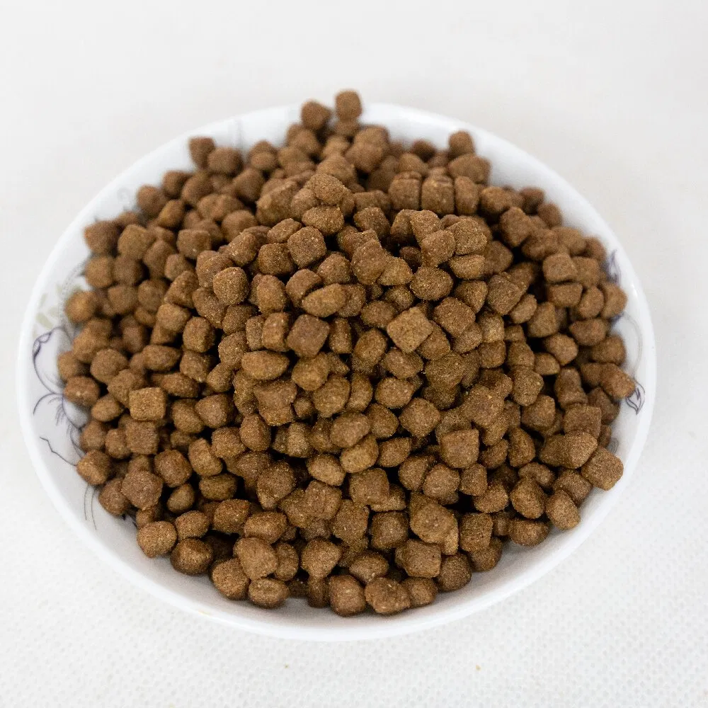 Alimento seco para gatos y perros alto en proteínas, sabor a pollo, pescado, res y pato, etiqueta privada OEM, exportación a granel