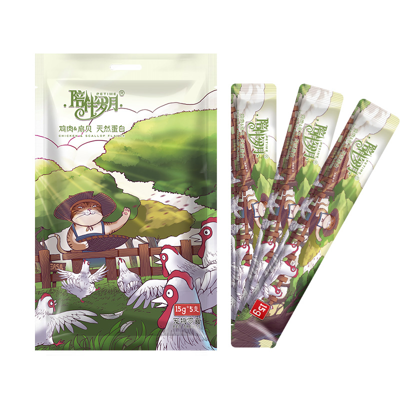 Snack líquido para gatos suave y altamente palatable de marca privada, complemento para gatos 15g OEM ODM