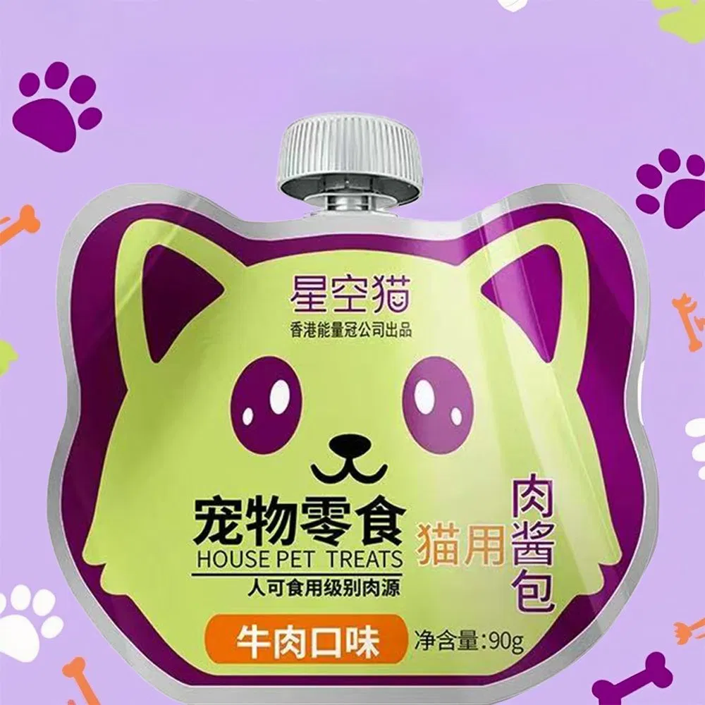 Alimento Húmedo y Seco Personalizado de Alto Contenido de Proteínas para Gatos y Perros, Mezclado con Carne de Pollo y Pato para una Nutrición Diaria Equilibrada