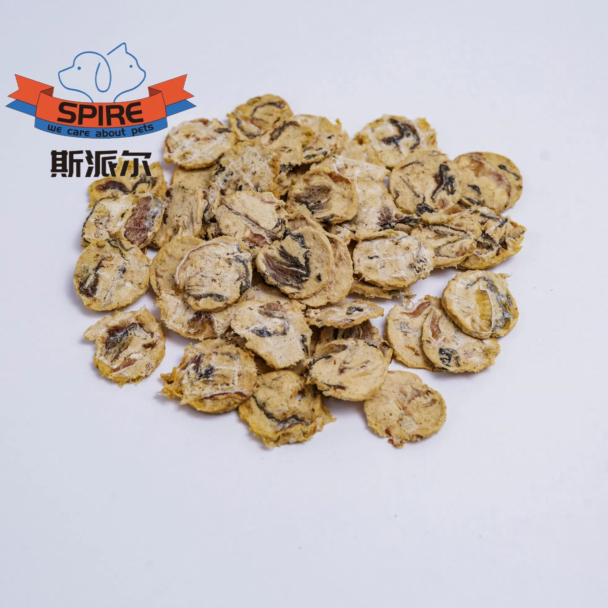 Suministro Directo de Fábrica Alimento Seco para Perros Chips de Pescado Seco de Bacalao de Diseño Moderno
