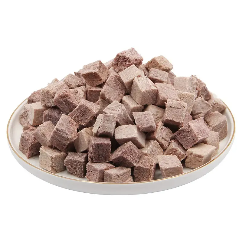 Cubos de Carne de Pato Liofilizados