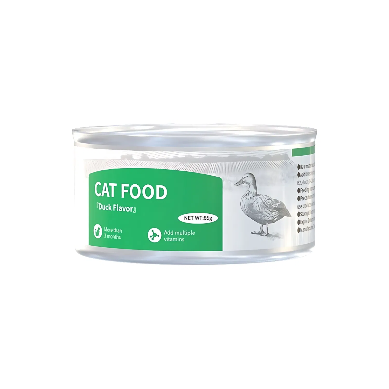 Receta de comida para gatos enlatada alta en proteínas y baja en carbohidratos para el control de peso de gatos interiores