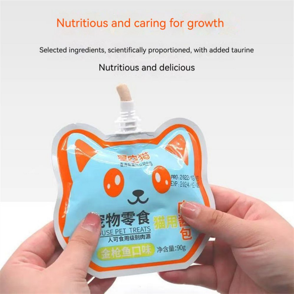 Alimento Húmedo y Seco Personalizado de Alto Contenido de Proteínas para Gatos y Perros, Mezclado con Carne de Pollo y Pato para una Nutrición Diaria Equilibrada