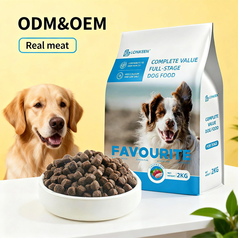 Alimento para perros premium de carne cruda liofilizada mixta de alta nutrición