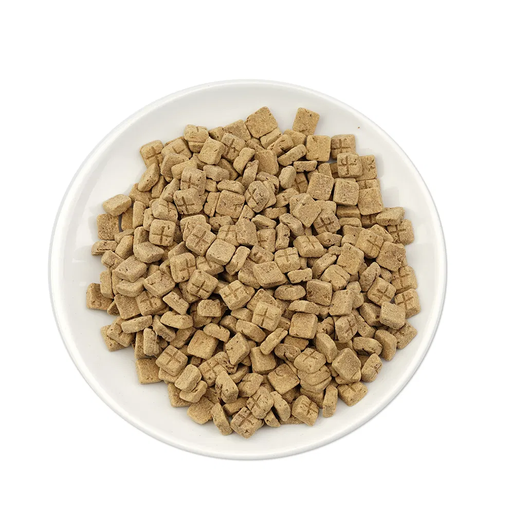 Alimento seco para perros de baja temperatura y alto contenido de proteínas de pollo, pato y conejo