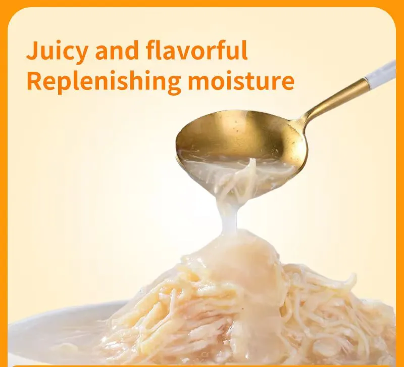 Tierno pavo y rodajas de pato en gelatina comida húmeda para gatos interiores control de peso