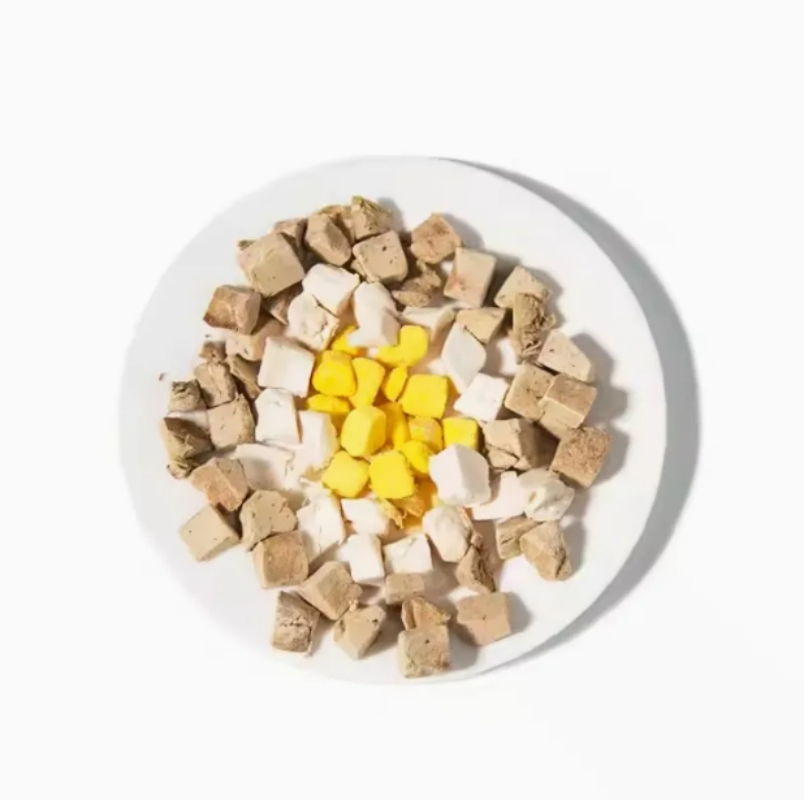Bocadillos para mascotas liofilizados Liofilizado de bacalao Comida nutritiva para gatos y perros