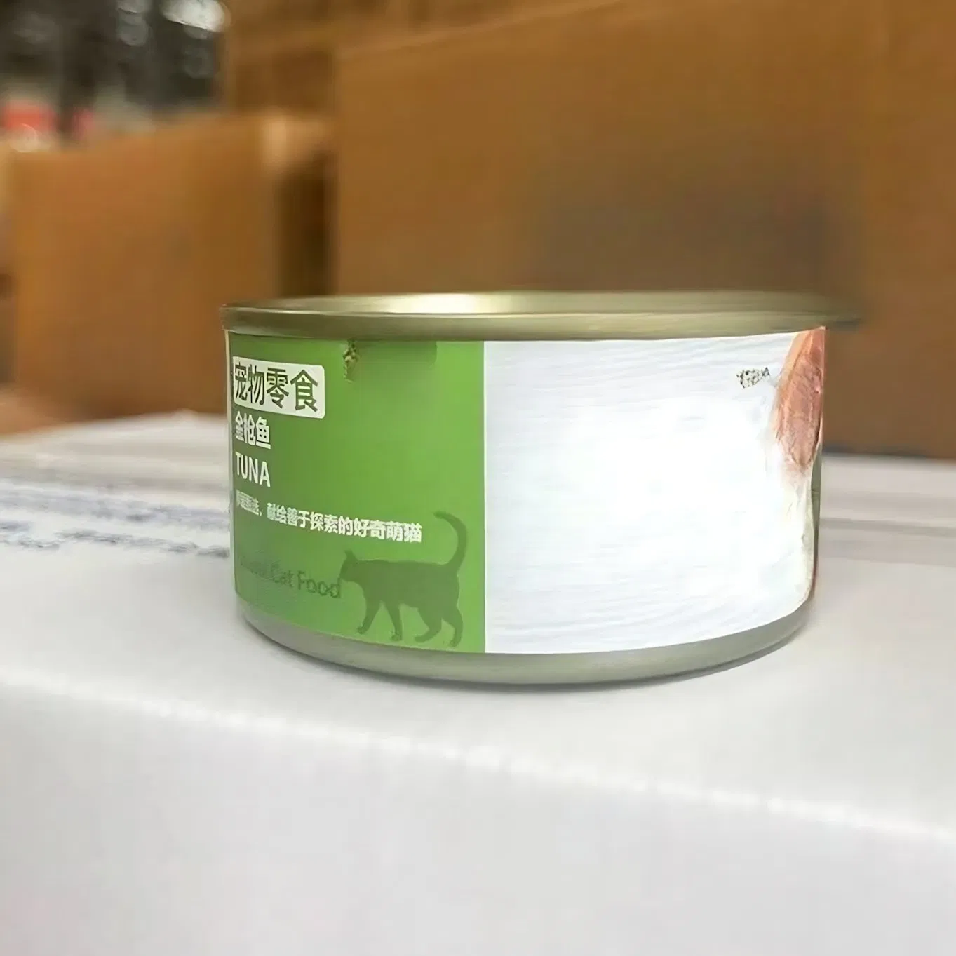 Tierno pavo y rodajas de pato en gelatina comida húmeda para gatos interiores control de peso