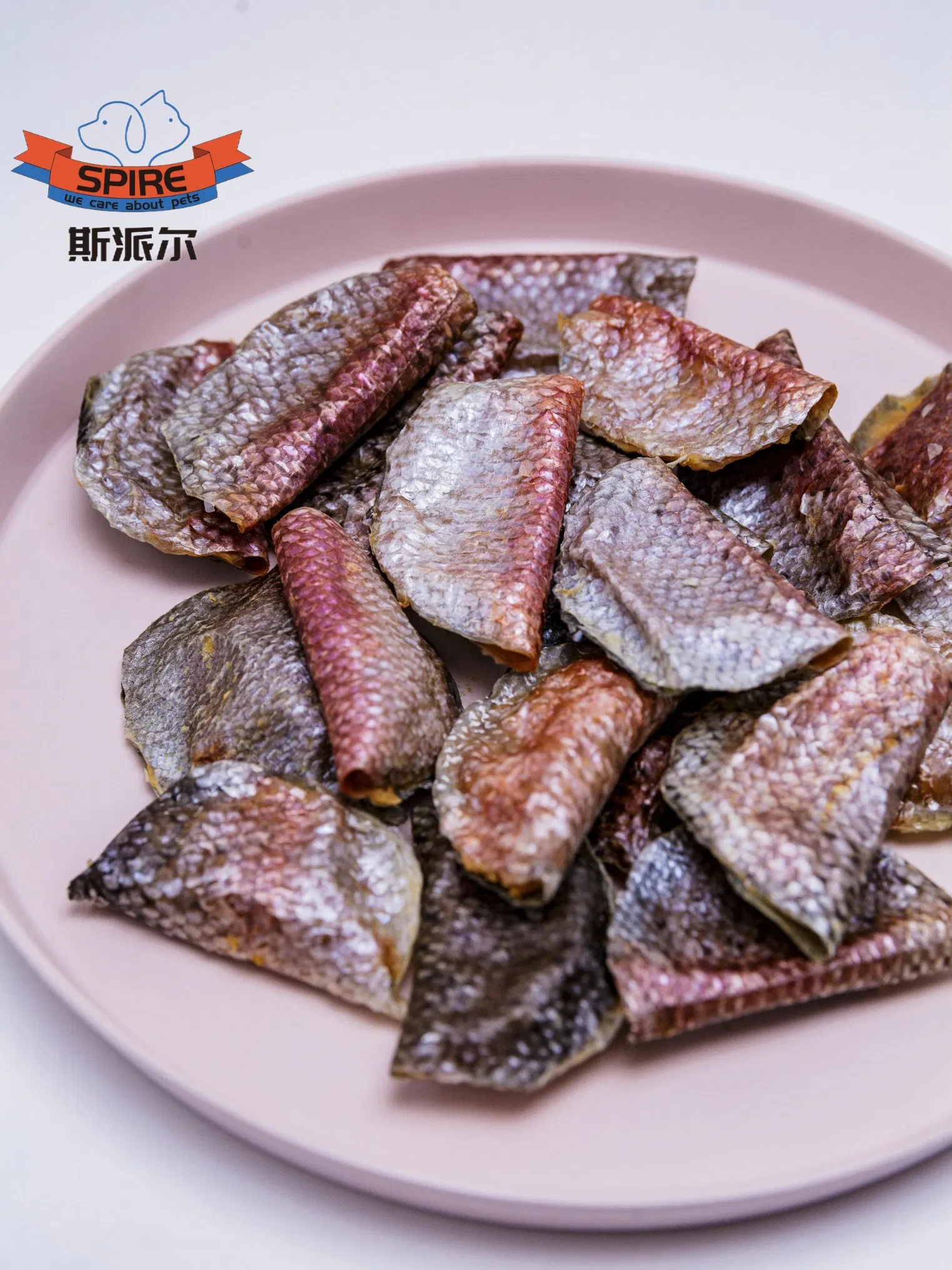 Alimento seco para perros en forma de dumpling de salmón deshidratado rico en antioxidantes para potenciar la defensa inmunológica