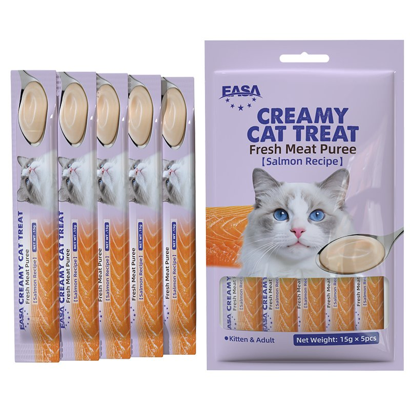 Alimento líquido mayorista para gatos, golosinas de pollo y atún