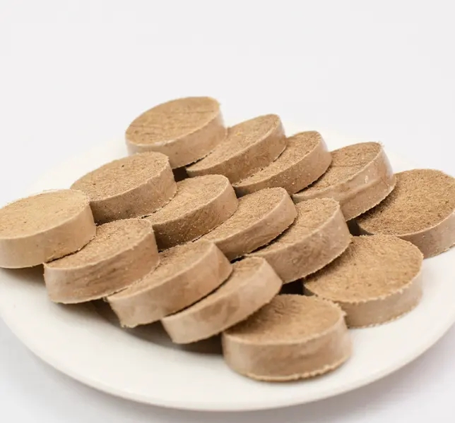 Venta Caliente Galletas de Hueso Crudo Liofilizadas Snacks para Mascotas Comida Liofilizada