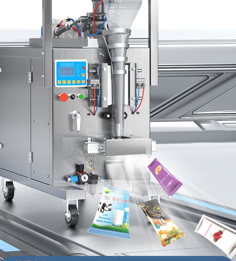 Máquina automática de llenado y empaquetado de comida para gatos en sachet pequeño de líquido multifuncional