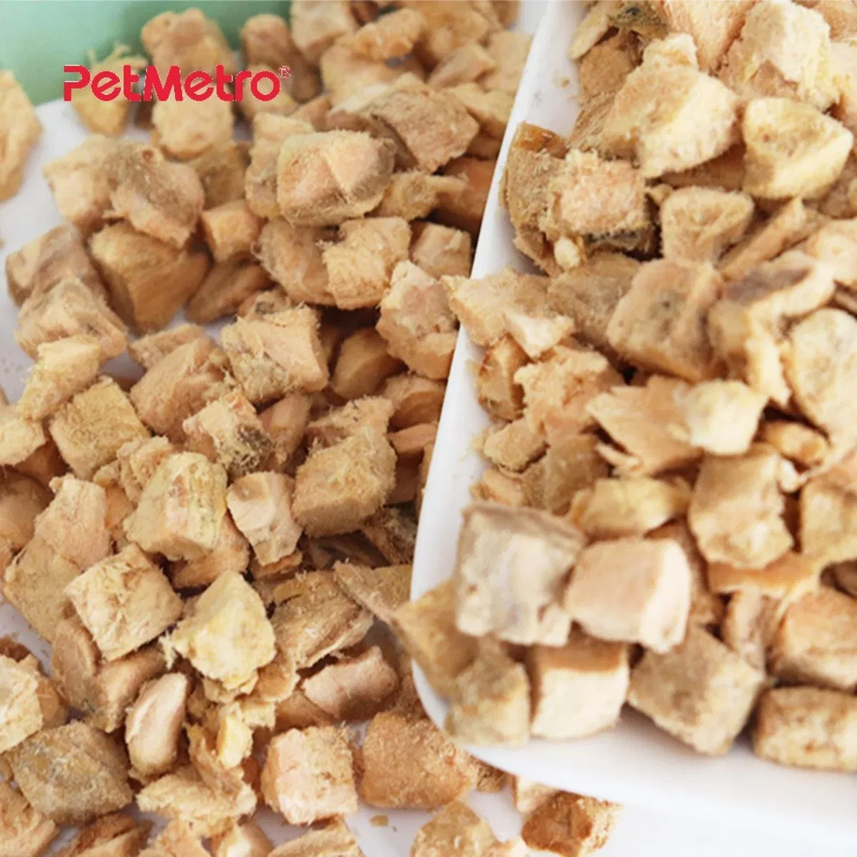 Gato golosina de calidad exportación hecha de carne de un solo ingrediente, comida para gatos liofilizada