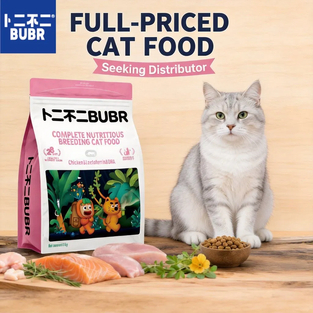 Suministro de comida para gatos de lactoferrina premium