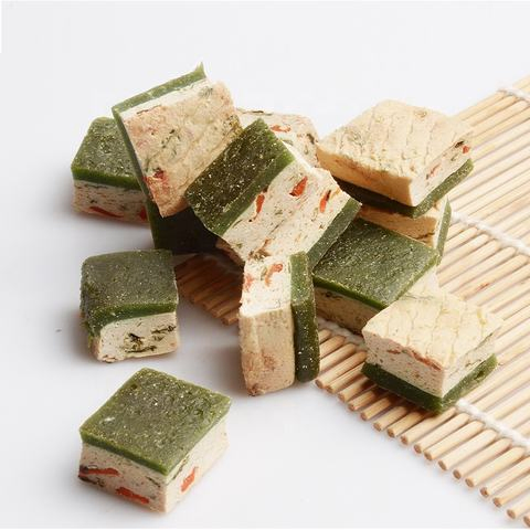 Snack para perros liofilizado combinación de pollo, bacalao y carne de res 100% golosinas de carne fresca para perros comida mixta recompensa golosinas para perros