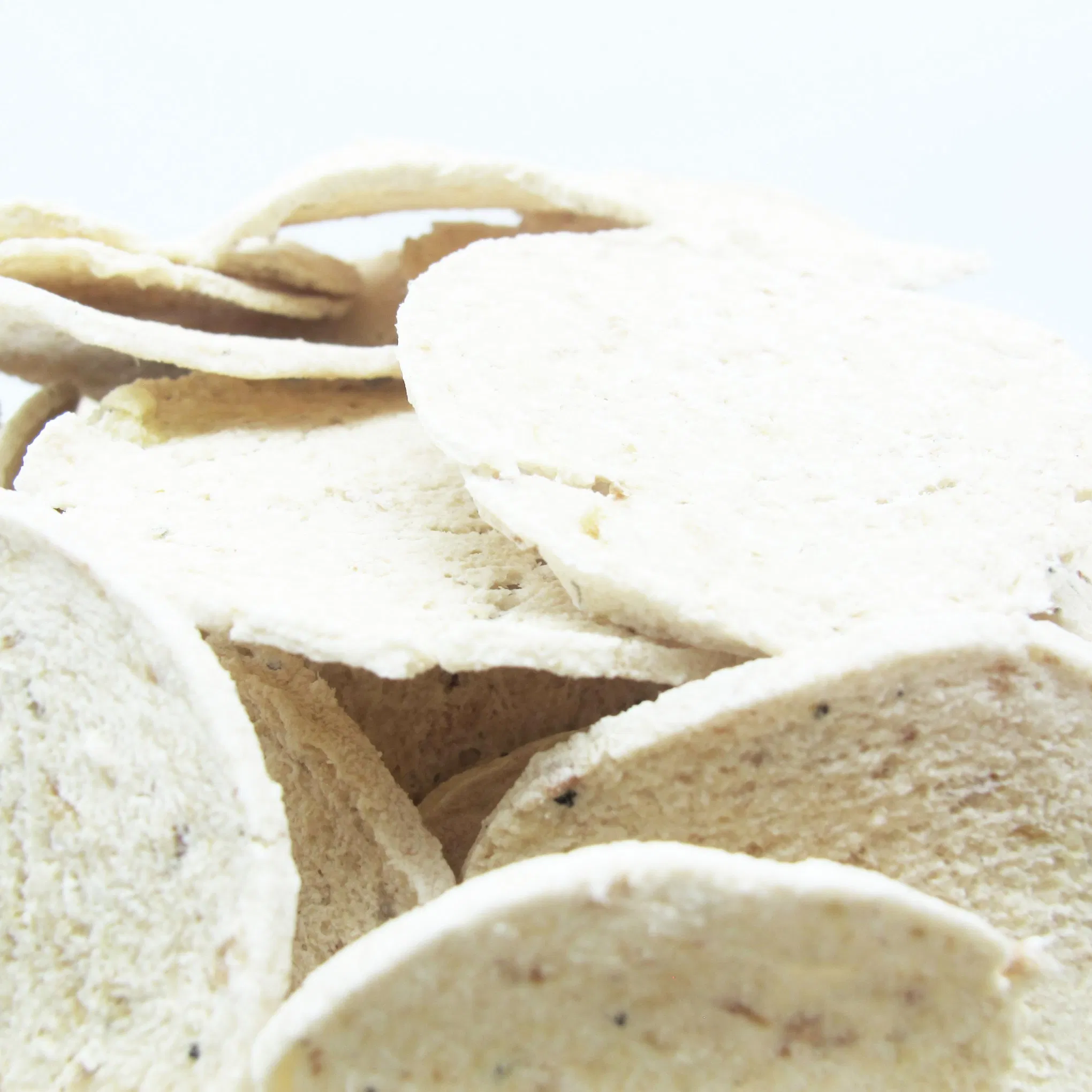 Super Calcio Varios Minerales Alta Proteína Snack para Mascotas Comida para Perros Golosina Seca Copo de Bacalao Marisco Snack para Gatos