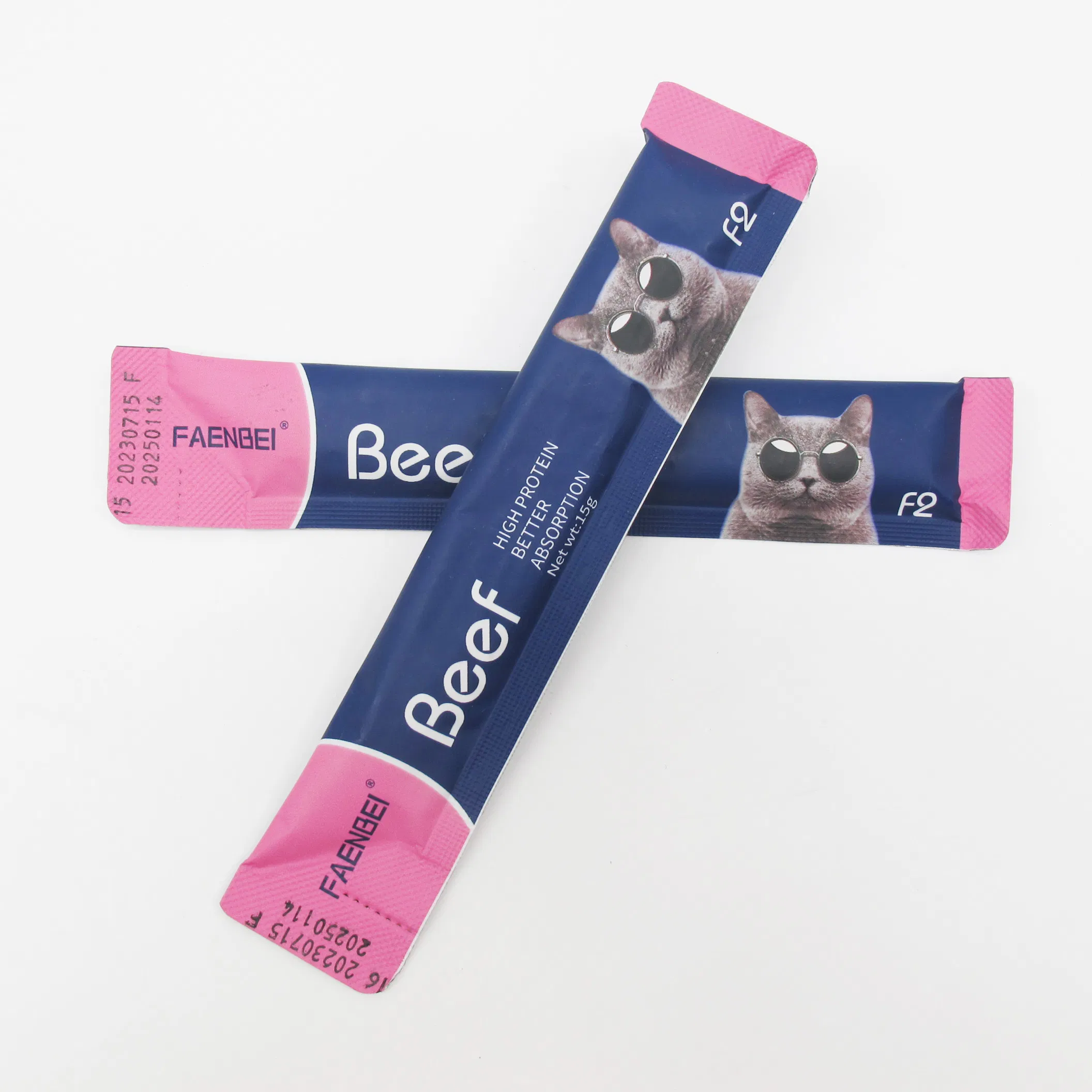 Alto contenido de proteínas, buena palatabilidad, fácil digestión, puré de bacalao/carne de res, tiras para gatos, snack líquido húmedo para gatitos, productos para mascotas
