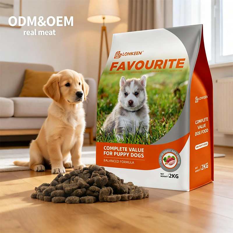 Ventas directas de fábrica, muestras gratuitas, sabor a cordero alto en proteínas, alimento seco para perros OEM