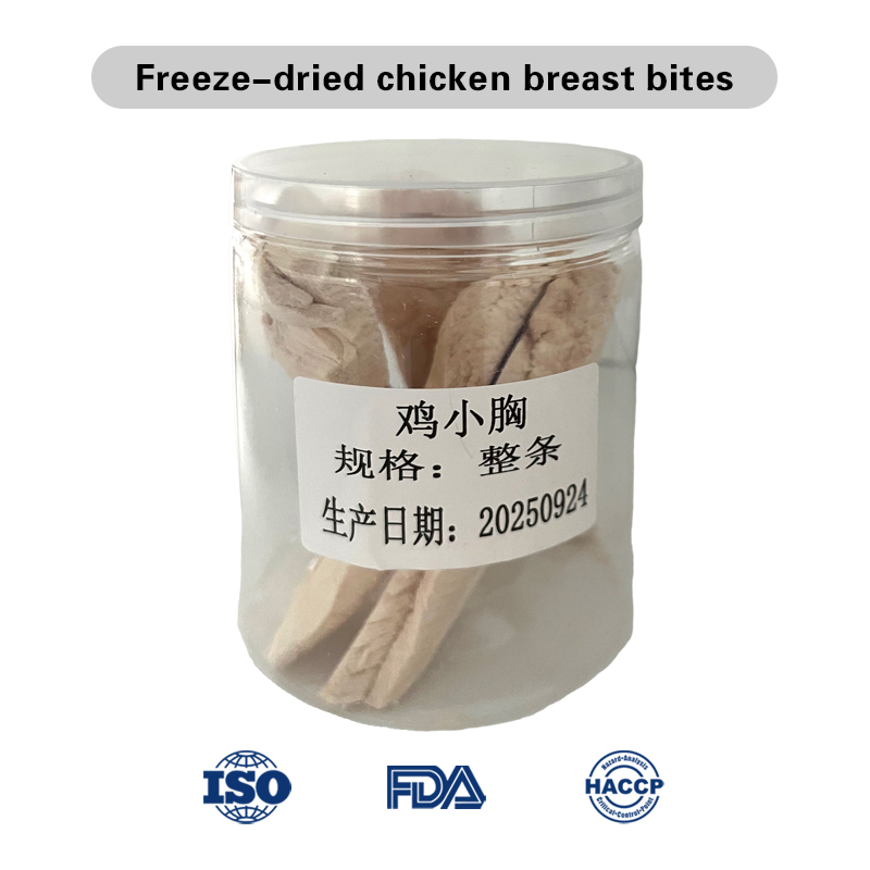 Nuggets de Pollo Liofilizados Orgánicos, Golosinas para Mascotas de Alta Nutrición a Base de Carne Pura