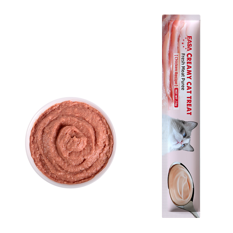 Comida para gatos, bocadillo húmedo, alto en proteínas, barra de energía, sabor atún, golosinas para gatos, snack líquido, crema, comida húmeda para gatos