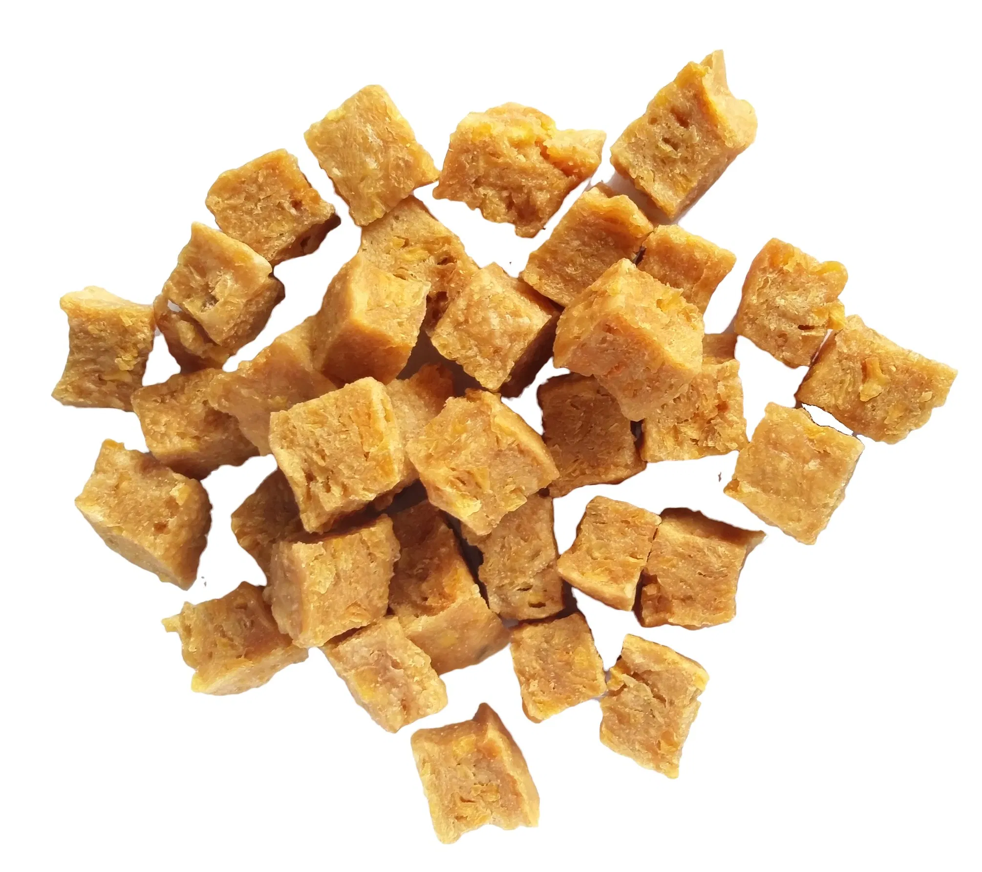 Cubos de pollo liofilizado natural para gatos, carne cruda natural 100% carne pura sin aditivos, golosinas de fábrica OEM