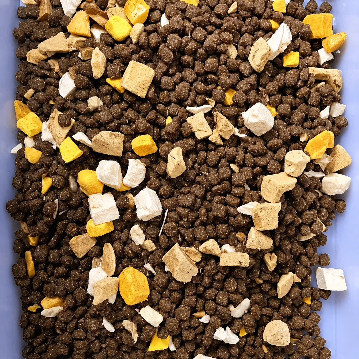 Alimento seco para gatos y perros de mezcla cruda personalizada con mezcla de cobertura liofilizada, nutrición equilibrada para todas las etapas de la vida