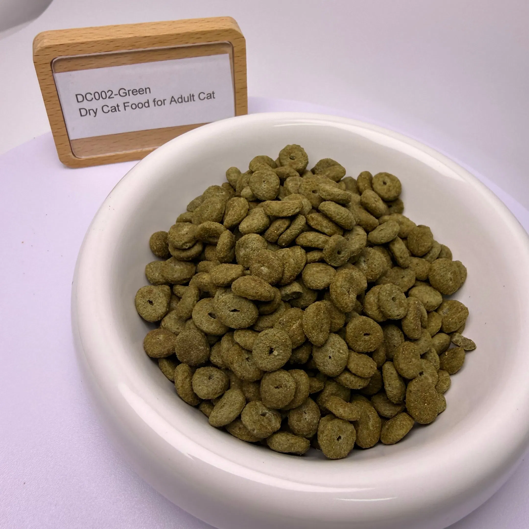 Comida seca verde para gatos nutrientes equilibrados dieta diaria perfecta para gatos adultos de interior