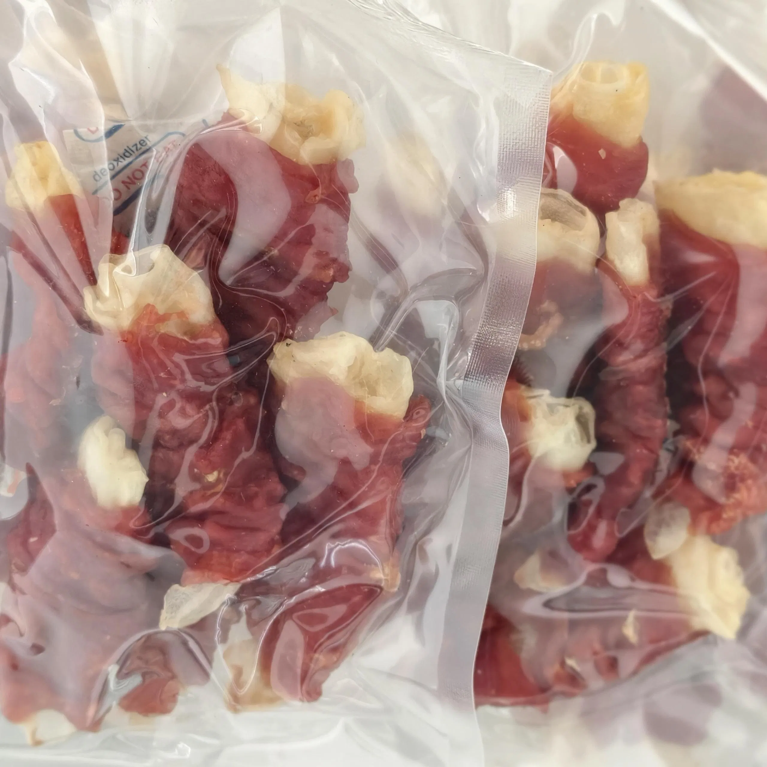 Envolturas de pato deshidratadas premium con oreja de conejo de comida para mascotas