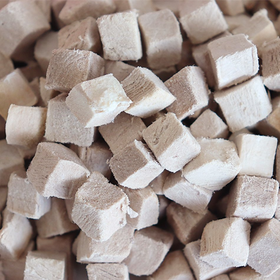 Golosina para gatos de alta nutrición con fórmula a base de carne limpia, comida para gatos liofilizada
