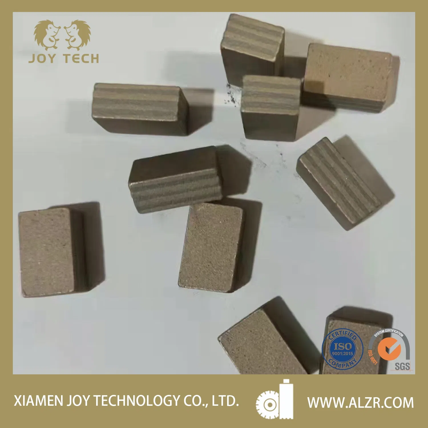 Herramientas de corte de múltiples capas de diamante para mármol y piedra, con segmentos de diamante para brocas de núcleo y discos de sierra