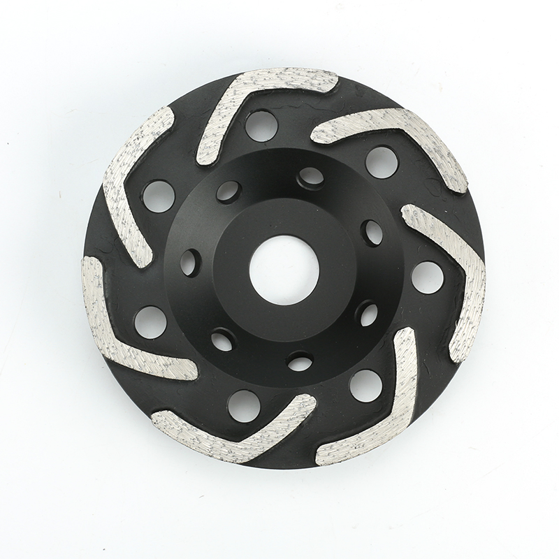 Rueda de copa de diamante para pulir concreto, piedra y granito