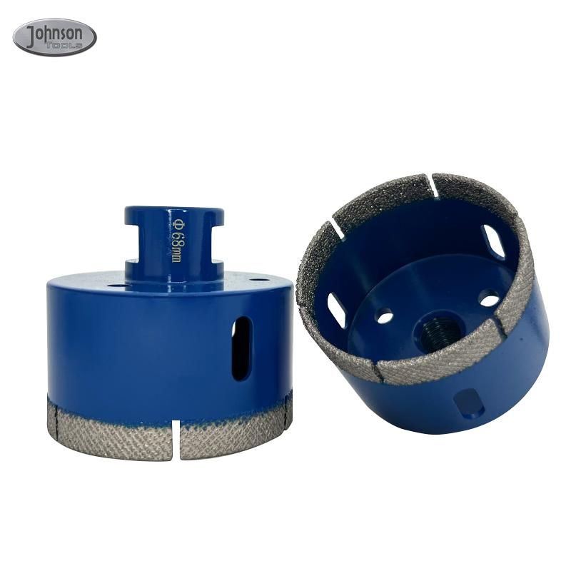 Brocas de núcleo de diamante de soldadura al vacío Arix para taladrar azulejos de porcelana