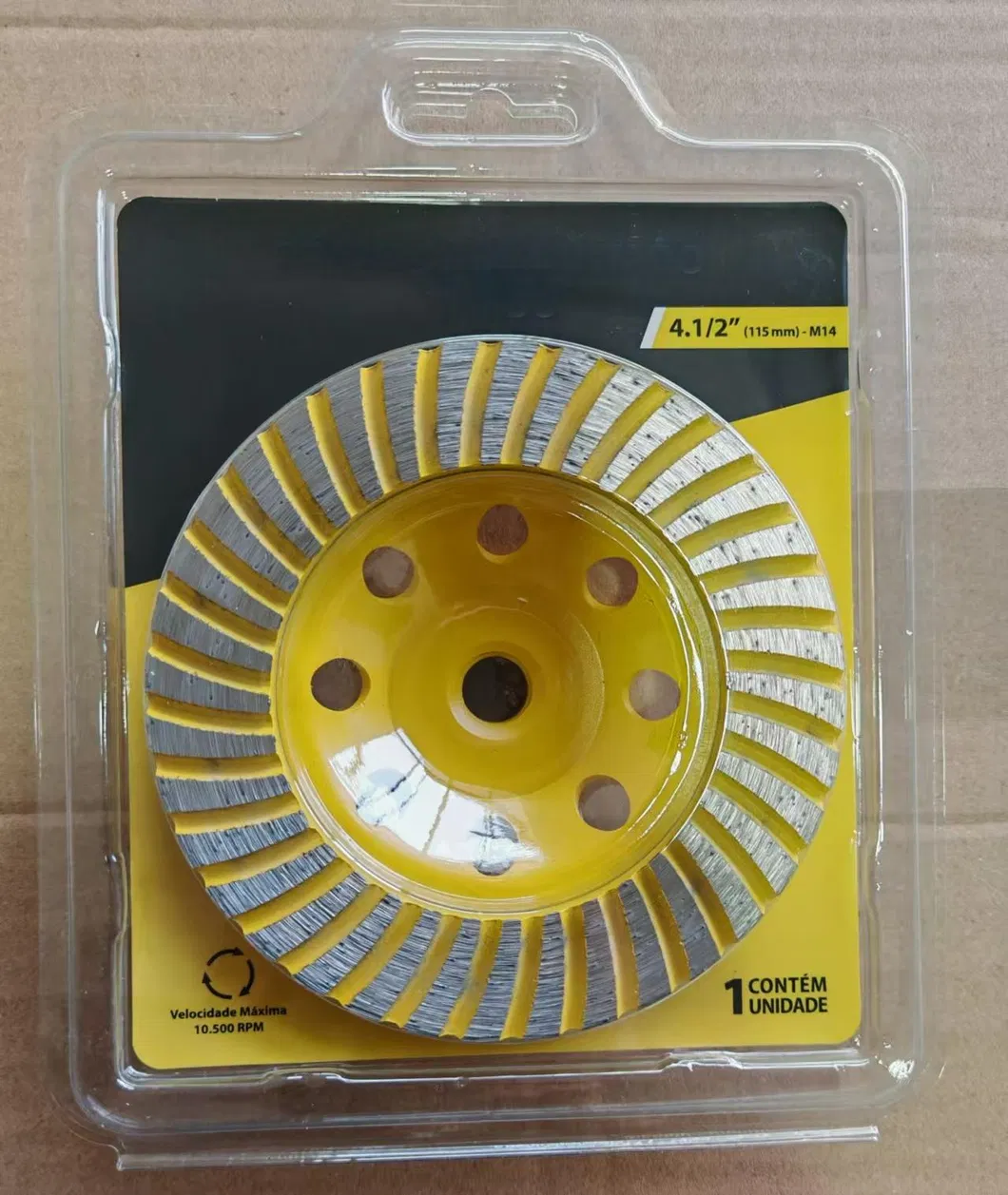 Detalles de rueda de copa de diamante