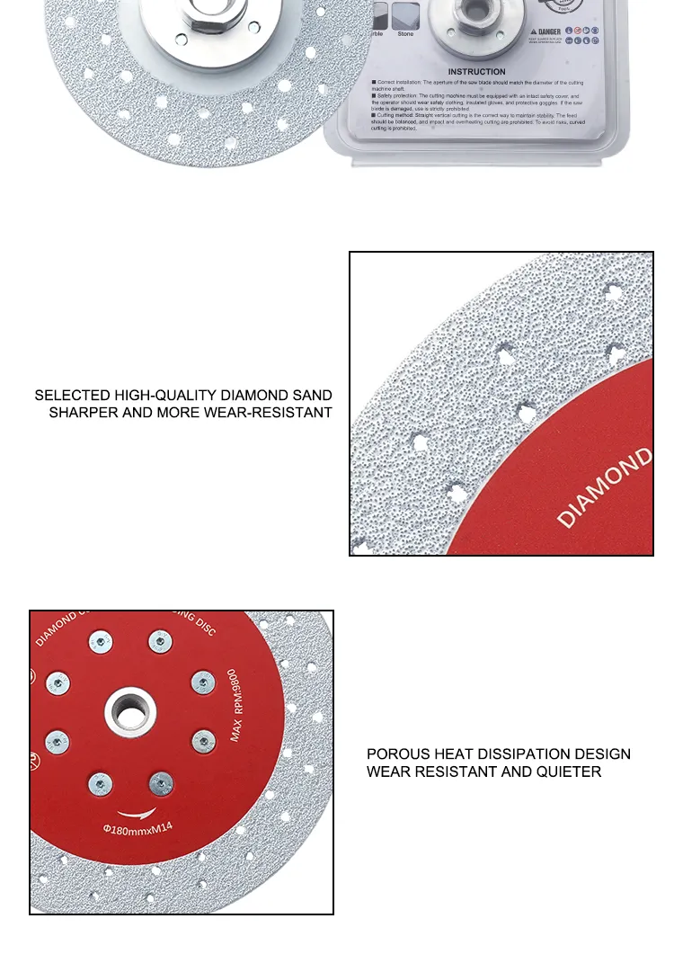 M14 Disco de Diamante para Aplicaciones Profesionales de Amoladora Angular