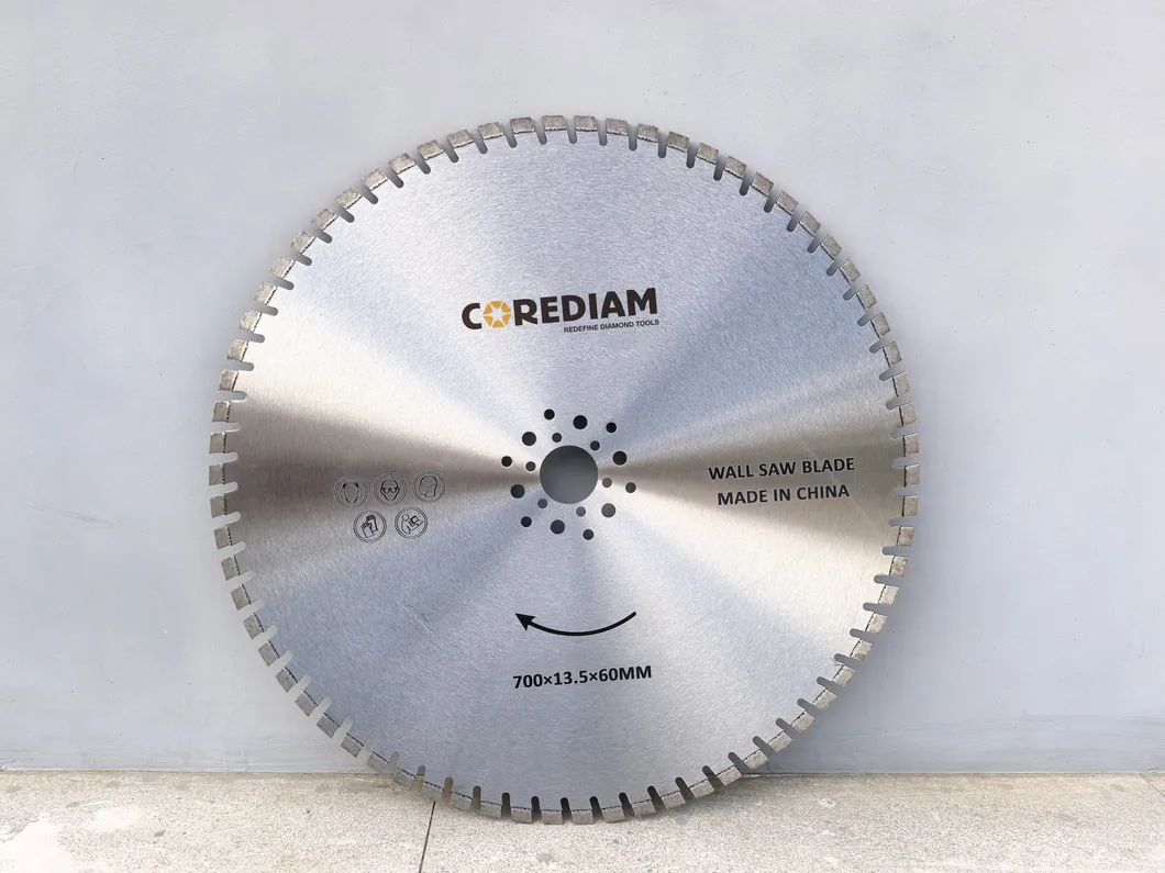 1000mm Disco de Corte de Diamante con Soldadura Láser para Corte de Concreto Reforzado