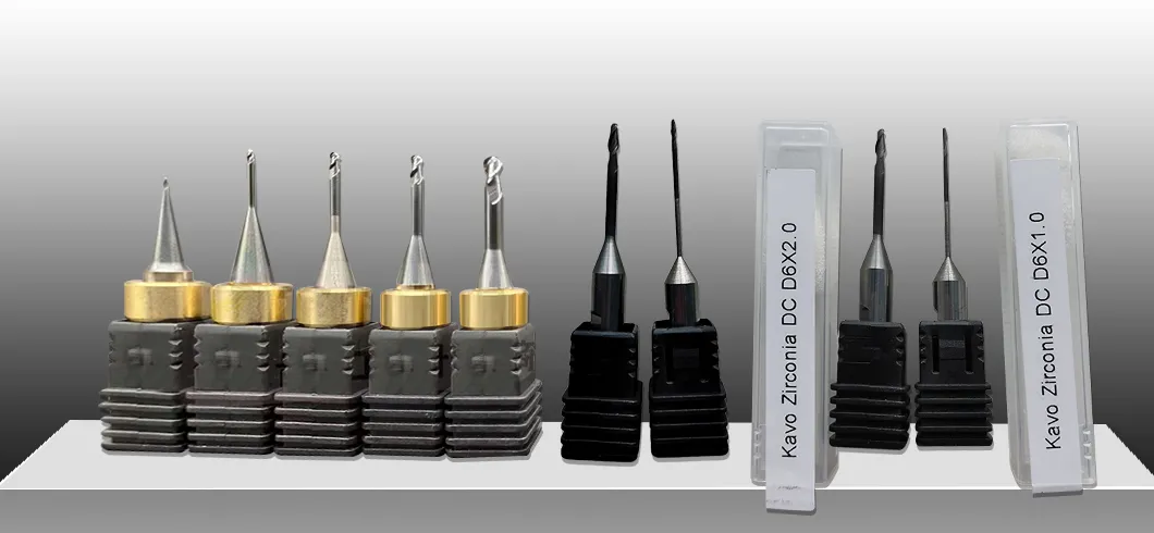 Fresas de cerámica de zirconio para máquinas de fresado dental del laboratorio dental Diamond Bur
