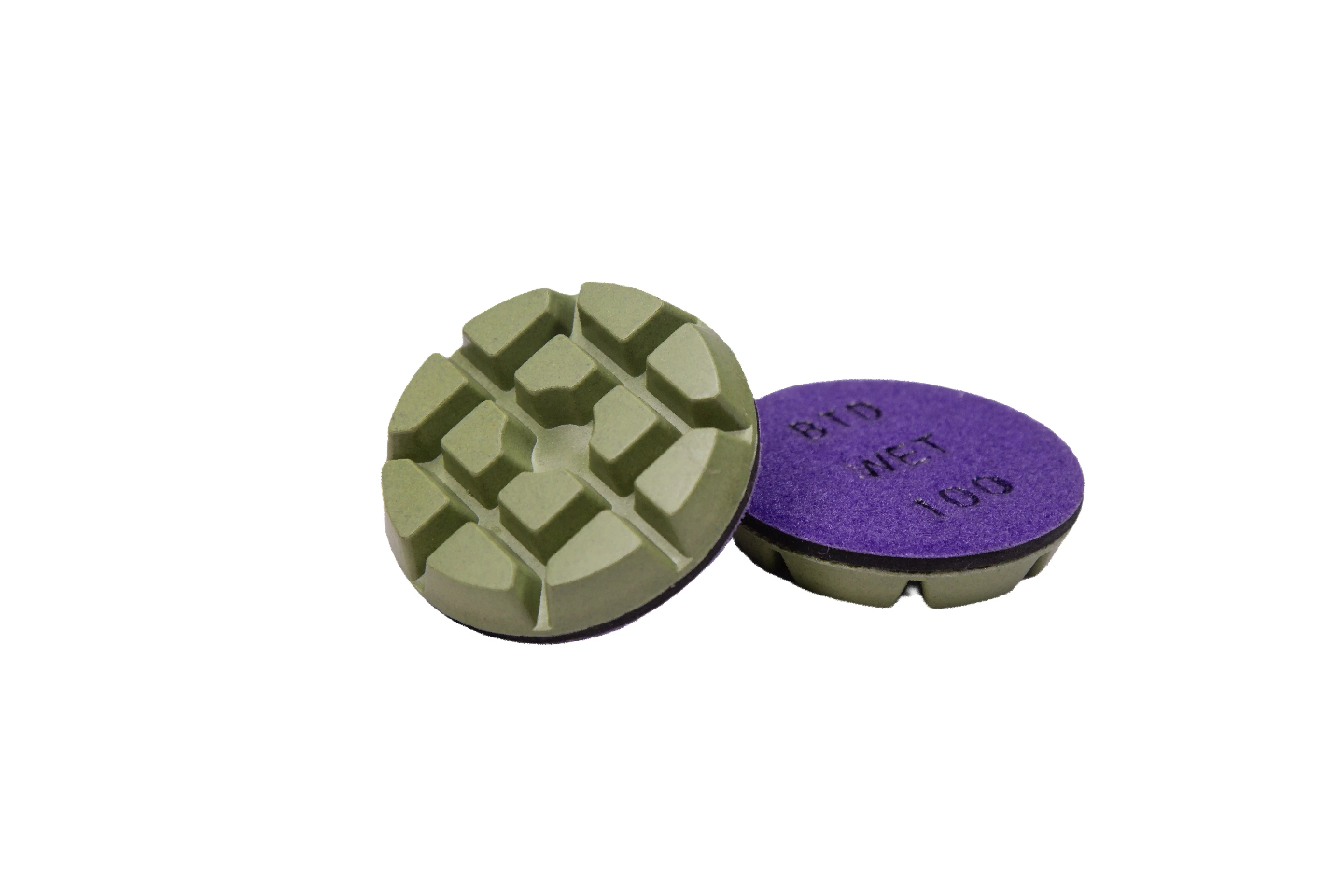 3" Almohadillas de Diamante para Pulido Húmedo Flexibles para Pulido de Terrazo y Concreto
