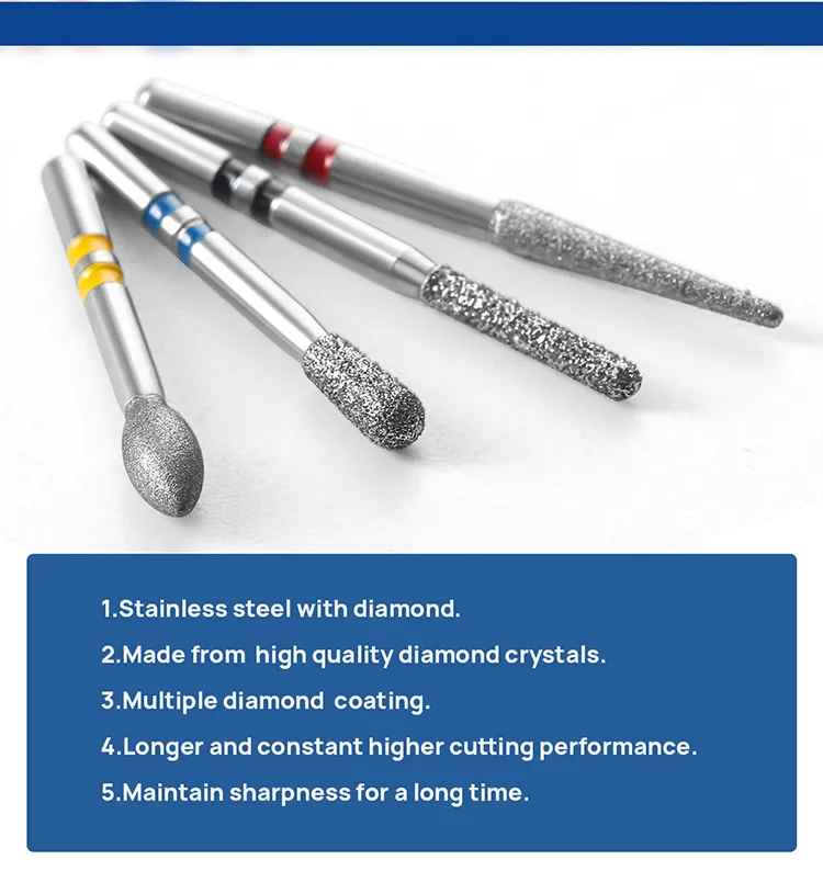 Burdeos de Zirconcut para cortar cerámicas de zirconia en odontología
