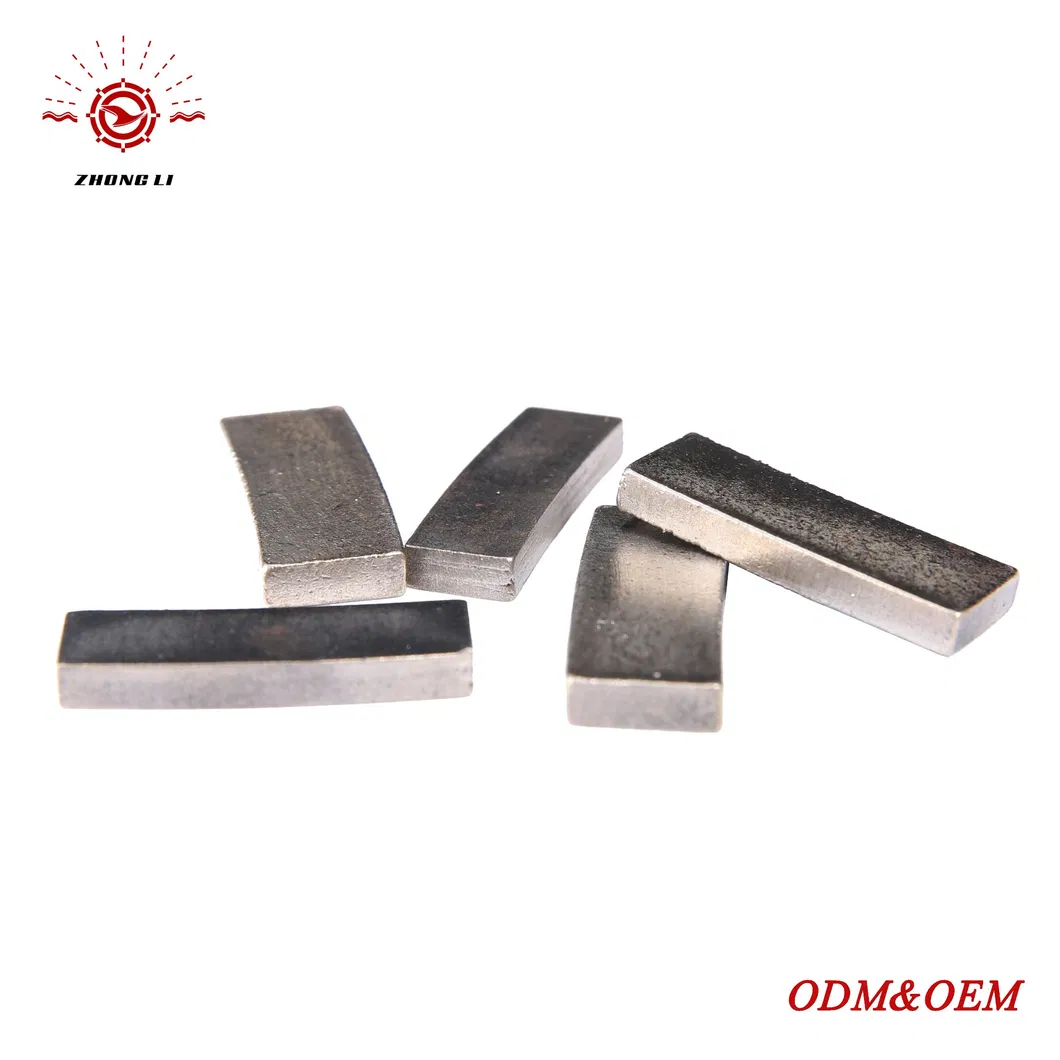 Segmento de diamante de alto rendimiento para corte de mármol, piedra caliza y travertino