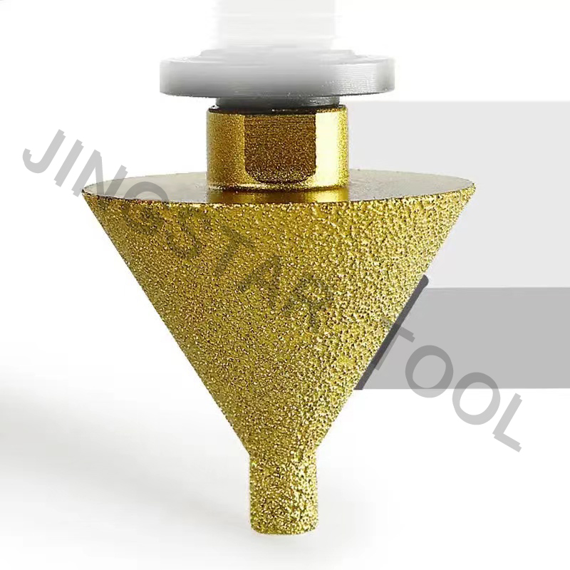 Broca de Diamante con Chaflán 38mm/50mm Sierra de Agujero para Mármol, Herramienta de Construcción Crown