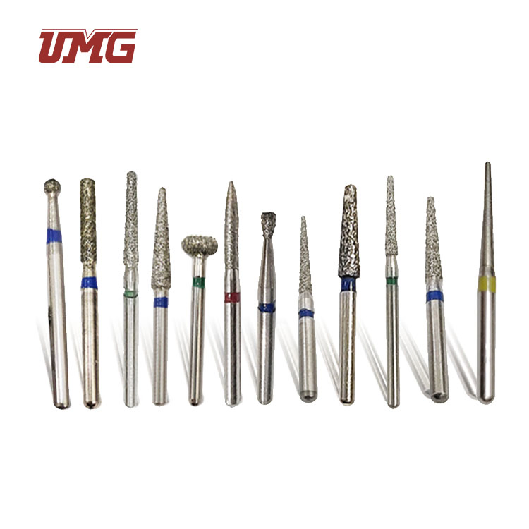 Fabricante dental instrumentos de pulido dental fresas de diamante dental