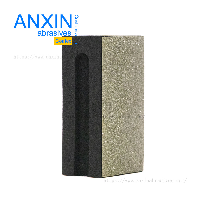 Pad de mano de diamante totalmente electrochapado personalizado 95X55X30mm para pulido de piedras