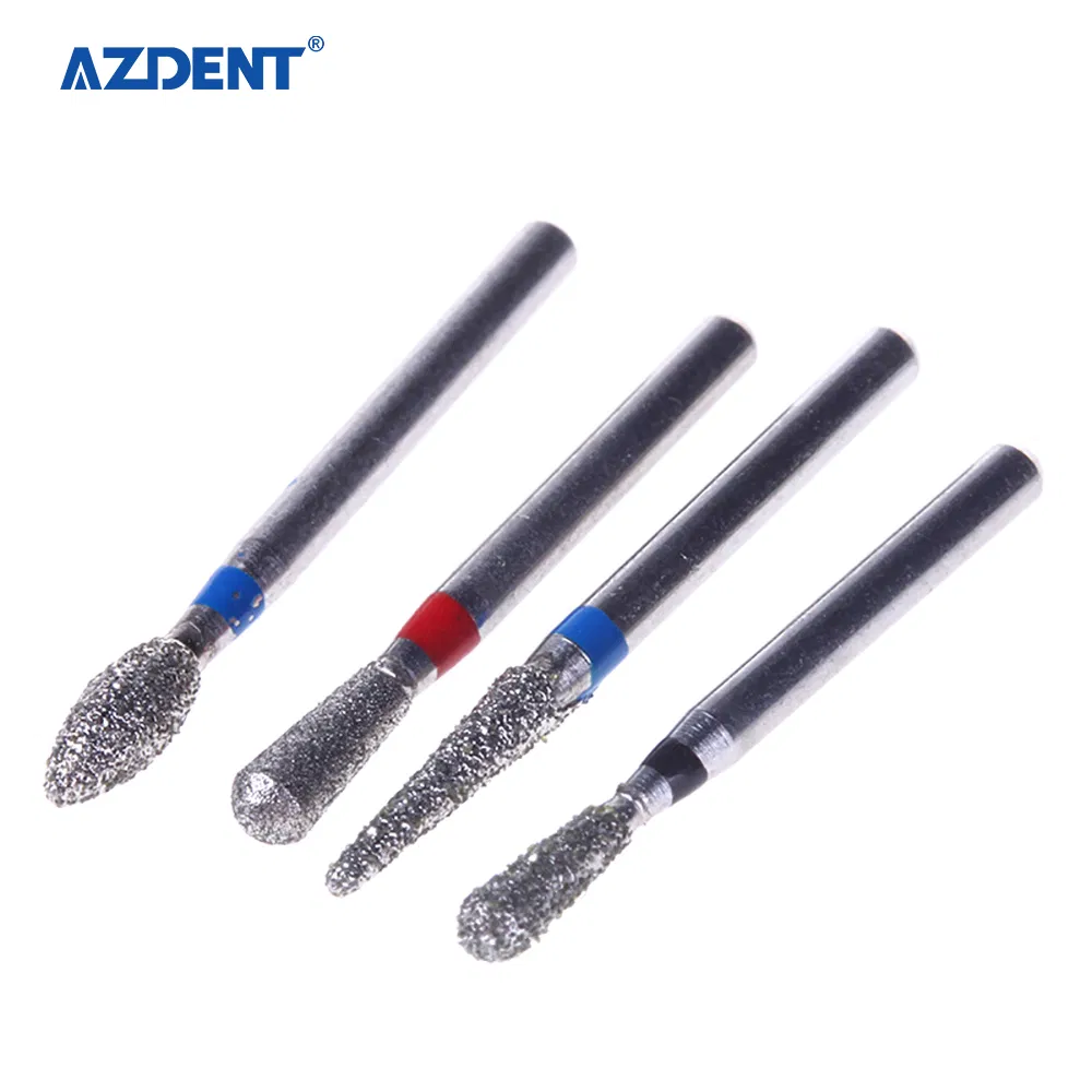 Azdent 10PCS Preparación de Corona y Puente Posterior Fg Fresas Diamante Dentales