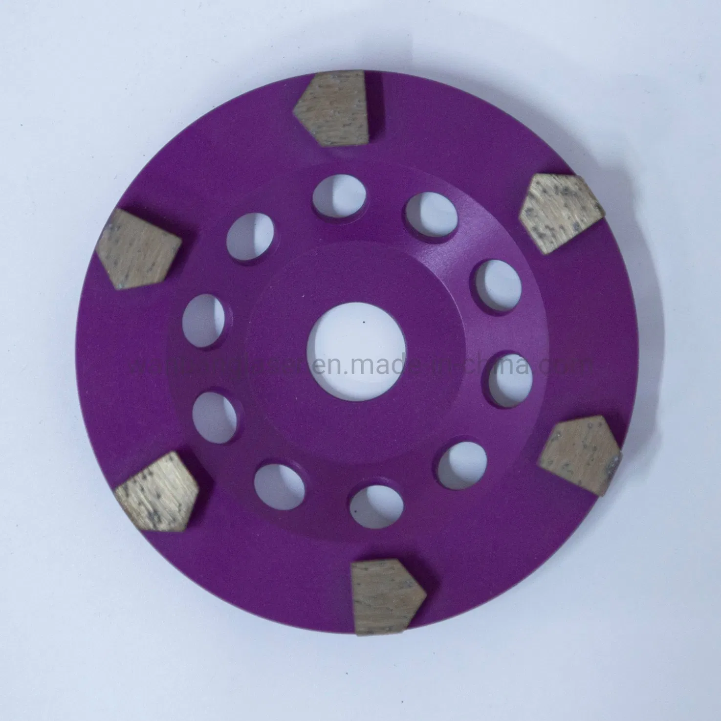 Disco de molienda de diamante de dientes pequeños para un rápido pulido de suelos de concreto
