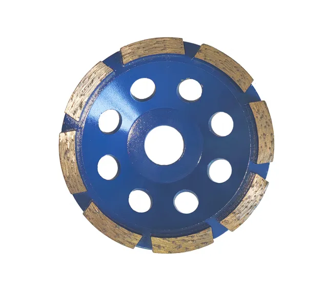 Cabezal de corte de diamante de alto rendimiento con rueda de molienda de una sola fila