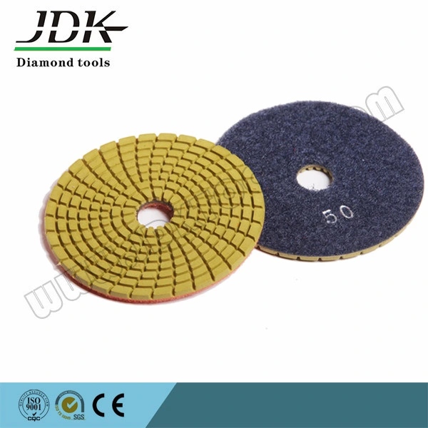 Jdk 100mm Grosor 2.5 mm Almohadillas de Pulido Flexibles de Diamante