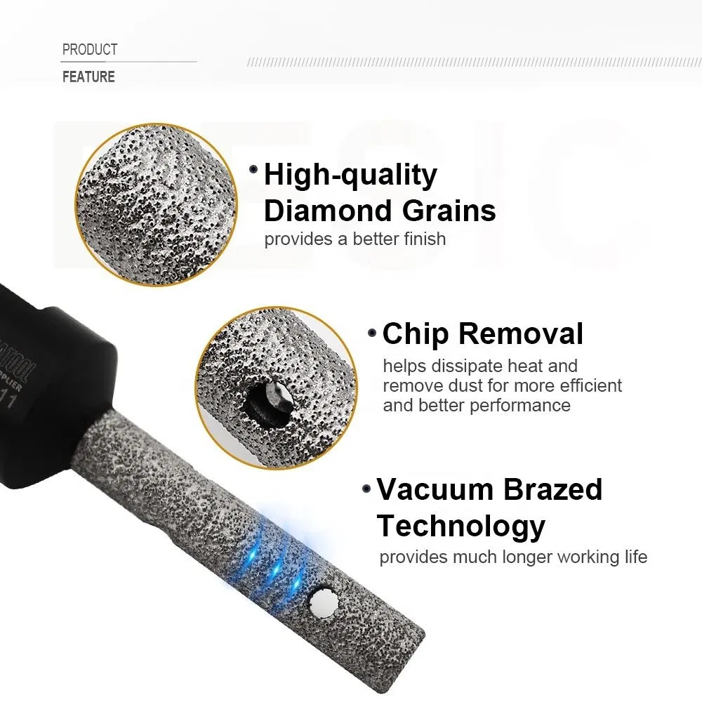 Detalle Broca Diamante M14